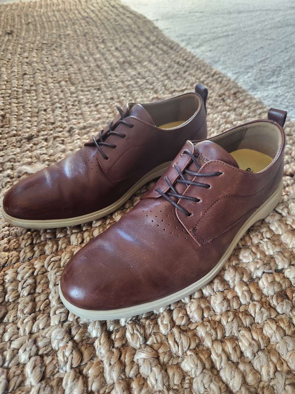 Amberjack Men’s Leather Oxford - Picture 5 of 6